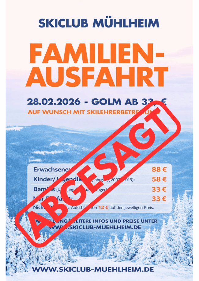 Ausfahrt Golm Abgesagt condensd